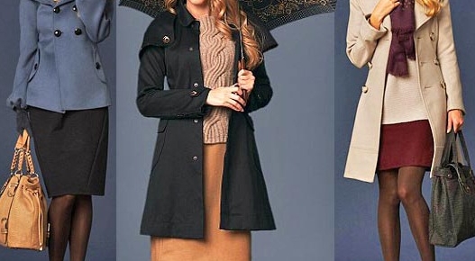 Женские пальто в английском стиле