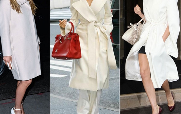 С чем носить белое пальто: 6 стильных комплектов