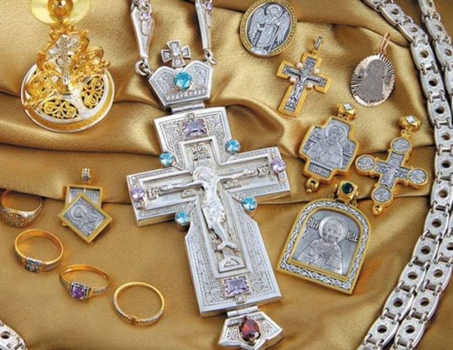 Православный вид ювелирных украшений